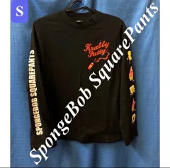 【美品】スポンジボブ　ブラック　ロンT Sサイズのサムネイル