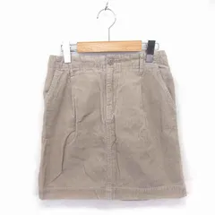 コーエン coen 台形 スカート コーデュロイ ミニ ジップフライ M ベージュ 茶 /TT7