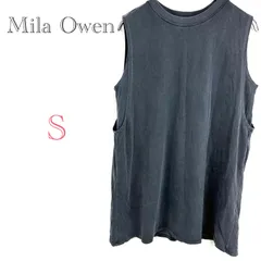 ミラオーウェン Mila Owen【S】タンクトップ ノースリーブ カットソー トップス 重ね着風 レイヤード