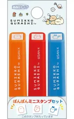 【新品】スタンプ・はんこ・印鑑 ねこ＆とんかつ＆えびふらいのしっぽ ぽんぽんミニスタンプセット 「すみっコぐらし」