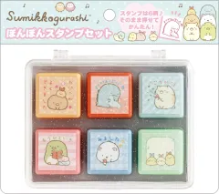 【新品】スタンプ・はんこ・印鑑 B柄 ぽんぽんスタンプセット 「すみっコぐらし」