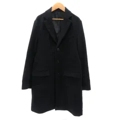 グローバルワーク GLOBAL WORK チェスターコート ロング丈 シングルボタン S 紺 ネイビー /YK2