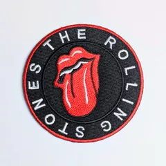 送料無料！ ★刺繍アイロンワッペン★【 The Rolling Stones ( ローリングストーンズ )】 〚アメリカン雑貨 アメトイ〛