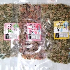 生ふりかけ 3点セット　ちりめん昆布50g　梅ちりめん50g　いか昆布50g 　(澤田食品）　おにぎりに！　ゴーヤといか昆布！ 栄養満点(^.^)