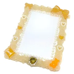 【即購入OK‼️】B7 硬質ケース ホイップデコ オレンジ 姫系 推し活