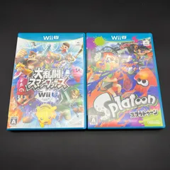 大乱闘スマッシュブラザーズ スプラトゥーン セット Nintendo WiiU 動作確認済み スマブラ