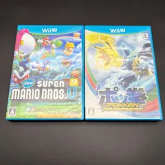 スーパーマリオブラザーズU ポッ拳 ツアートーナメント セット Nintendo WiiU 動作確認済み