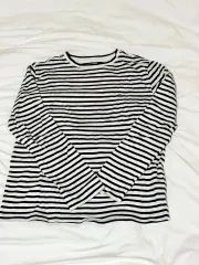 トミーヒルフィガー ストライプ 長袖 Tシャツ