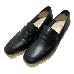 【美品】アルテミスバイダイアナ (23.5) コインローファー ウェッジソール パンプス スリッポン 定番デザイン