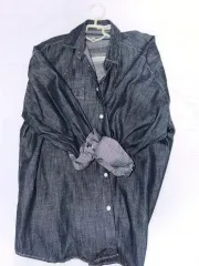 ) <ably><ブランド><ヴィンテージ> デニムシャツ