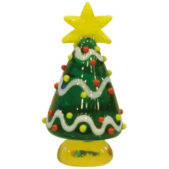 【迅速発送】かわいい手作り ガラス細工 クリスマス オーナメント : スイートツリー CNK109 1