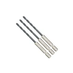 【迅速発送】ナチ(NACHI) 六角軸鉄工ドリル3本組 3.5ミリ (金属・金工) 0