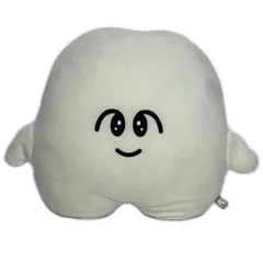 フクヤ 歯のマンガ もちもちBIG ぬいぐるみ   タグ付き