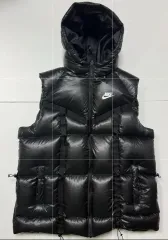 ナイキ レディース ダウン ベスト ブラック nike 中古