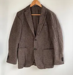 ユニクロ テーラードジャケット メンズ S ブラウン 2291202511180006