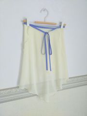 ☆新品未使用☆チャコット☆高田茜☆巻きスカート☆レモンクリーム