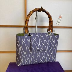 ハンドメイド・大島紬・大きめ・形崩れしにくいトートバッグ・993