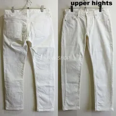 upper hights　アッパーハイツ　THE STEADY　W80cm / W25 / L　ストレッチ　レディース　ホワイト　日本製