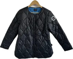 Z1618【美品】［ ixi:z ］イクシーズ　キルティングジャケット　アウター　ブラック　レディース　Lサイズ