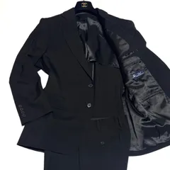 Social ソシアル 礼服 喪服 冠婚葬祭 ブラックフォーマル スーツセットアップ  背抜き ウール100% 黒 ブラック