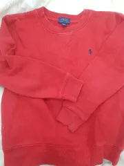 ポロラルフローレン レッド スウェット Tシャツ 6t