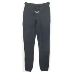 エフオージー エッセンシャルズ FOG ESSENTIALS サイドライン スウェット トラックパンツ ボトムス コットン 裏起毛 サイズXS 黒 ブラック メンズ/