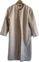 Z1618【美品】URBAN RESEARCHアーバンリサーチ　ロングコート　アウター　ピンク　レディース　Freeサイズ