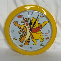ディズニー くまのプーさん かけ時計 大型 レア レトロ ウッドパーツ