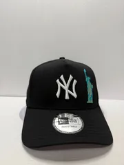 Newera ニューヨークヤンキース 自由の女神 9forty A-FRAME スナップバックキャップ ブラックカラー