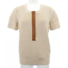 極美品　HERMES 半袖ニット　セーター　Hモチーフ　short-sleeve 2025年最新】HERMES レディース ニット・セーターの人気アイテム