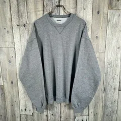 OLD JERZEES 90s ジャージーズ RUSSELL ラッセル Vガゼット 前V 無地 裏起毛 スウェット スエット トレーナー メンズ XL サイズ