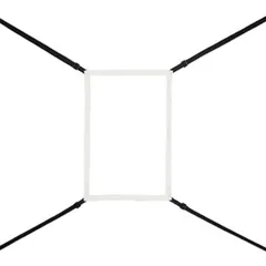 RYUBOF ストライクゾーンターゲット 野球 練習 バッティング ピッチング ネット トレーニンググッズ 投球用品 道具 ターゲット ストラックアウト ソフトボール 羽 スポーツ用品 マシーン ボール (ホワイト１グリット) [ホワイト１グリット]