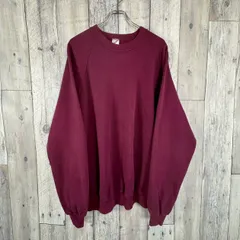 OLD JERZEES 80s ジャージーズ RUSSELL ラッセル 米国製 USA製 ラグラン 無地 スウェット スエット トレーナー メンズ 3XL