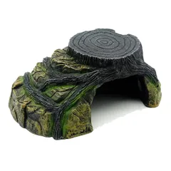 e-na.e-na 爬虫類 シェルターレオパ 亀 ヒーター 水槽 浮島 ケージ ひなたぼっこ 隠れ家 水槽 陸地 足場 カメ リクガメ 亀の浮島 水槽隠れ家 岩 カメシェルター 両生類 