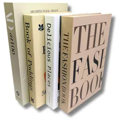 KURASALE ダミーブック フェイクブック 韓国 インテリア インテリアブック 4冊セット オブジェ おしゃれ 雑貨 ウェルカムスペース 本 [4冊セット]