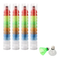 ideamall シャトル 野球 バッティング 練習 羽 バドミントン ミート 48個セット 