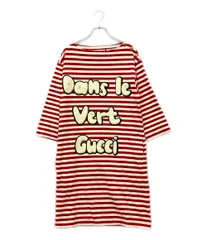 グッチ 七分袖 ボーダーワンピース レディース SIZE XS GUCCI