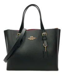 美品 コーチ 2WAY ハンドバッグ ショルダーバッグ 斜め掛け モリー C4084 レディース COACH