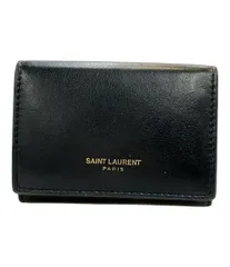 サンローラン 三つ折り財布 レザー レディース SAINT LAURENT