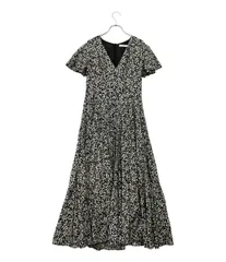 マリハ 半袖ワンピース 花柄 レディース SIZE 38 (S) MARIHA