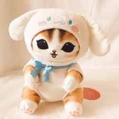 モフサンド　シナモロール　サンリオコラボ　タグ付きぬいぐるみ　猫　サメにゃん