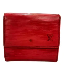 ルイ・ヴィトン ダブルホック 二つ折り財布 ポルトモネ ビエ カルトクレディ M63487 レディース LOUIS VUITTON