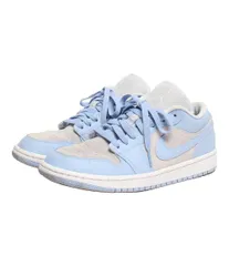 ナイキ ローカットスニーカー FootballGrey Aluminum White WMNS AIR JORDAN 1 LOW DC0774‐050 レディース SIZE 25.5 (XL) NIKE