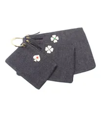 美品 ケイトスペード ポーチ ３連 セット レディース Kate Spade