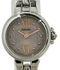 セイコー 腕時計 V117-0BB0 ソーラー ピンク レディース SEIKO