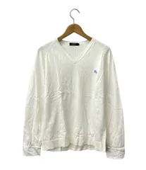 美品 バーバリーブラックレーベル 長袖ニット Vネック メンズ SIZE 3 BURBERRY BLACK LABEL