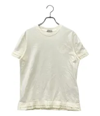 美品 モンクレール 裾フリル半袖Tシャツ レディース SIZE XS MONCLER