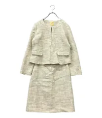 ビームスハート セットアップ スカートスーツ ノーカラー 43-16-0059-529 レディース SIZE 0 (XS) BEAMS HEART