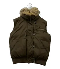 超美品 RRL ダブルアールエル ラルフローレン ダウンベスト ブラック XS 美品 RRL ダブルアールエル ラルフローレン レザーヨーク ダウンベスト