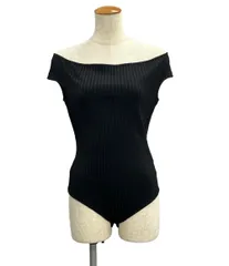 美品 アミ ニット オフショルダーボディスーツ レディース Ami